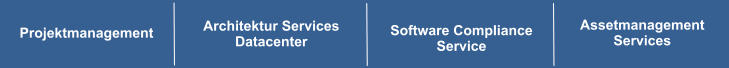 Projektmanagement Architektur Services Datacenter Software Compliance Service Assetmanagement Services